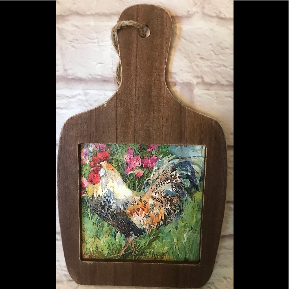 Hand Made Rooster Decor